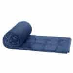 WOLTU – couverture pondérée, bleue, anti-Stress, anti-Stress, douce et apaisante, pour un bon sommeil, en peluche courte, 7/9/11KG 2