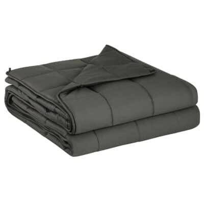 Couverture pondérée 100% coton pour adultes, 7/9/11kg, grise, Anti-Stress, pour lit, canapé, couette d'hiver, 150x200cm 1