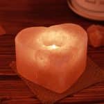 Bougeoir en pierre cristal de sel de l'himalaya, 800-1000g, 10x8cm, en cristal, pour un SPA, pour un mariage, la saint-valentin 10
