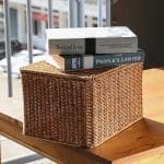 Panier en jonc de mer avec couvercle (coffre jonc de mer) 5