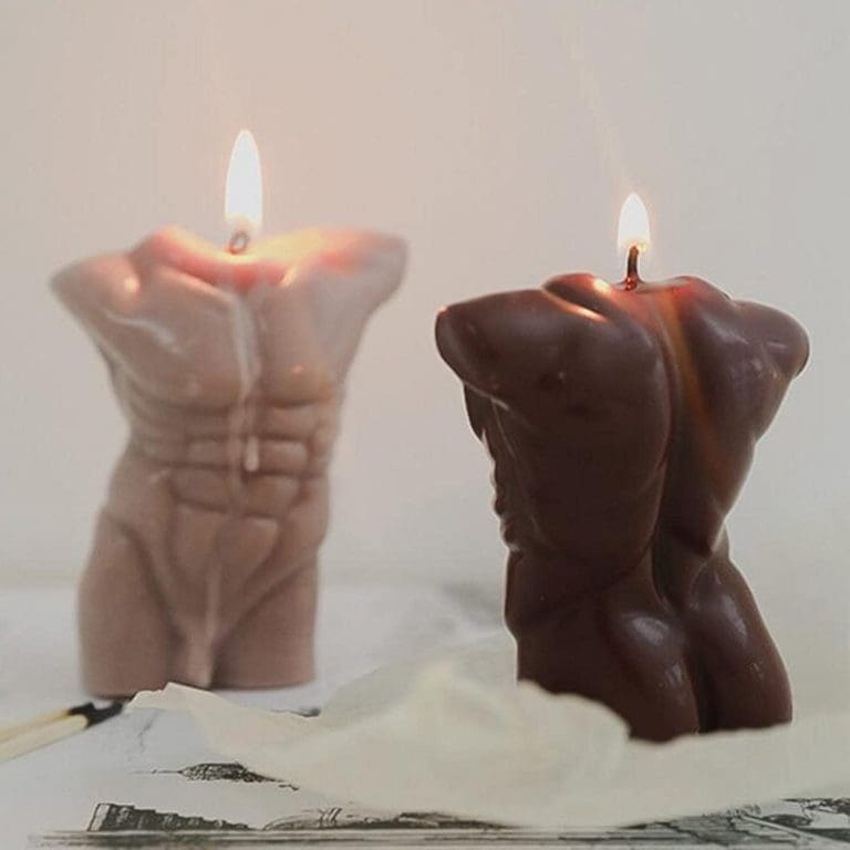 Bougie buste homme 2