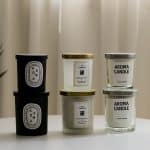 Contenant pour bougie avec couvercle 3