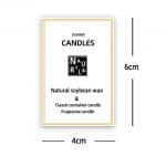 Contenant pour bougie avec couvercle 12