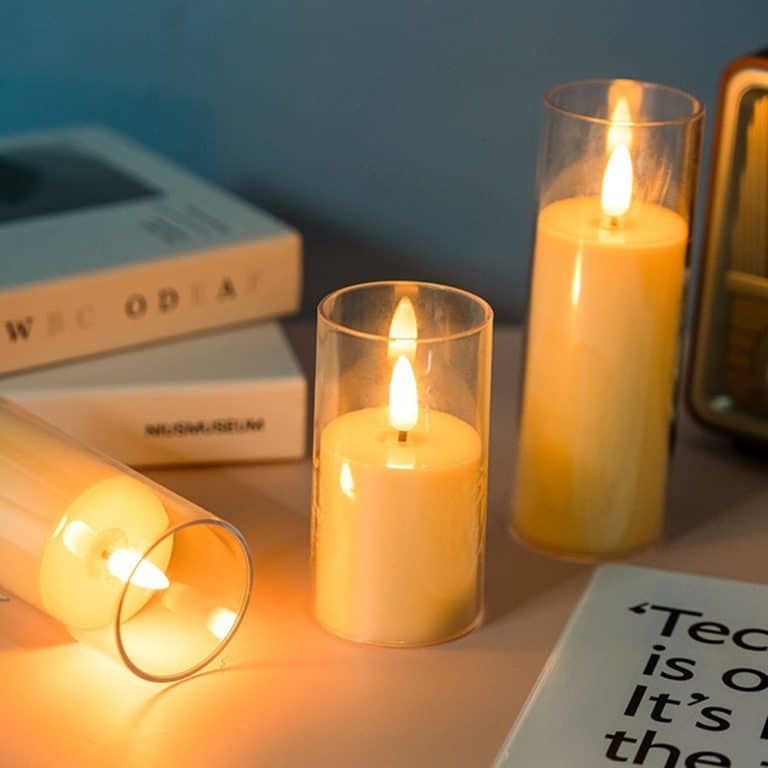 Fausse bougie flamme qui bouge 2