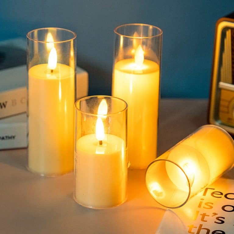 Fausse bougie flamme qui bouge 3