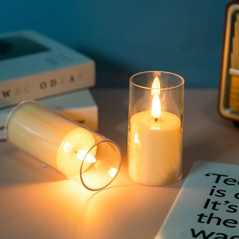 Fausse bougie flamme qui bouge 4