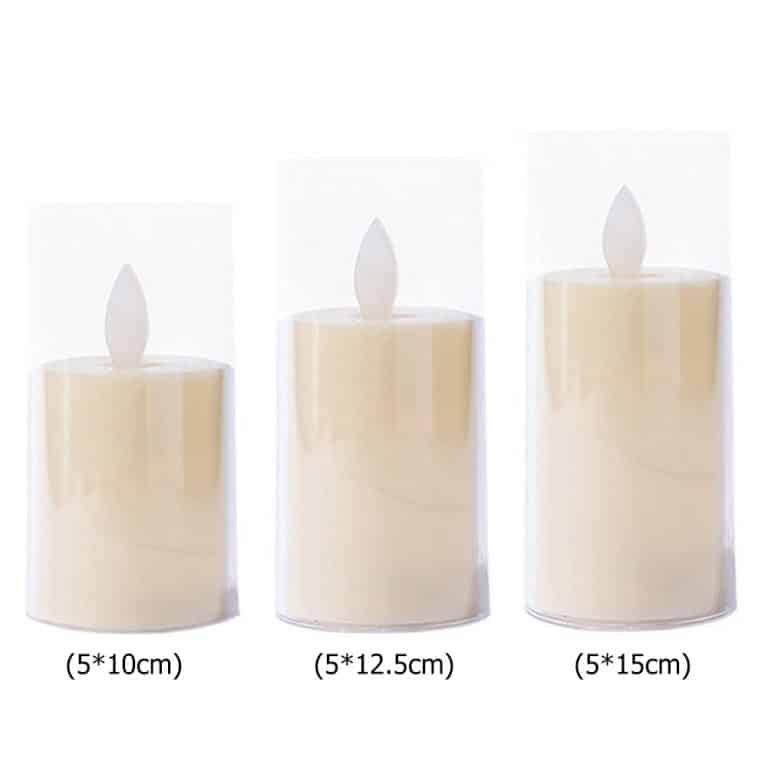 Fausse bougie flamme qui bouge 6