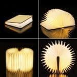 Lampe en forme de livre ouvert 4