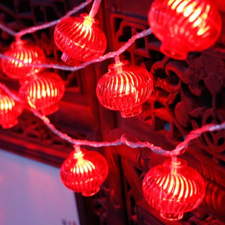 Guirlande lumineuse boules chinoises 17