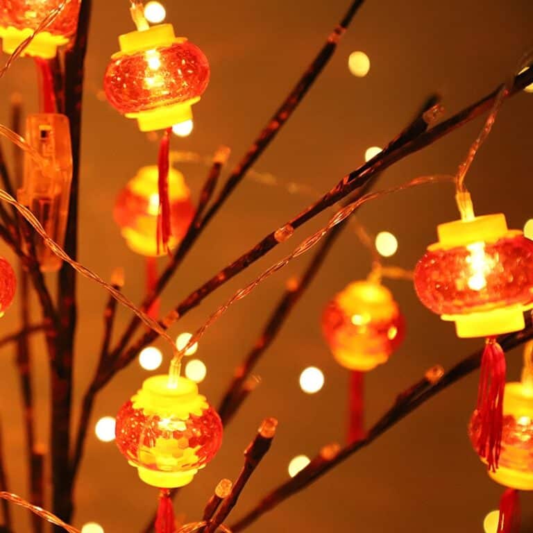 Guirlande lumineuse boules chinoises 4