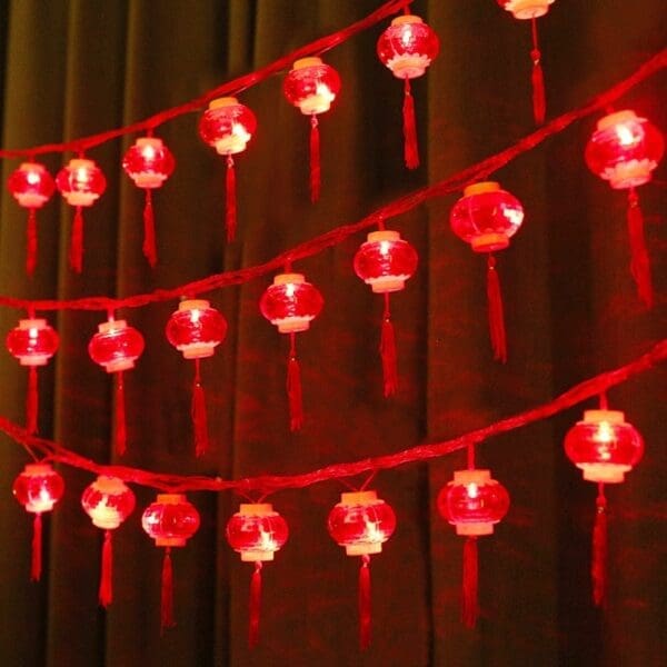 Guirlande lumineuse boules chinoises 1