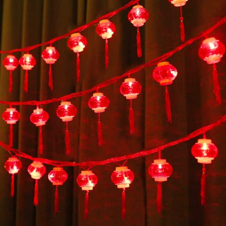 Guirlande lumineuse boules chinoises 1