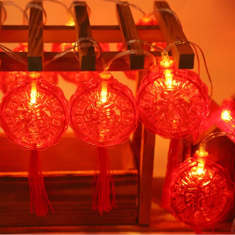Guirlande lumineuse boules chinoises 10