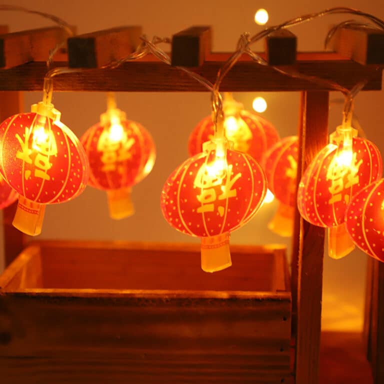 Guirlande lumineuse boules chinoises 16