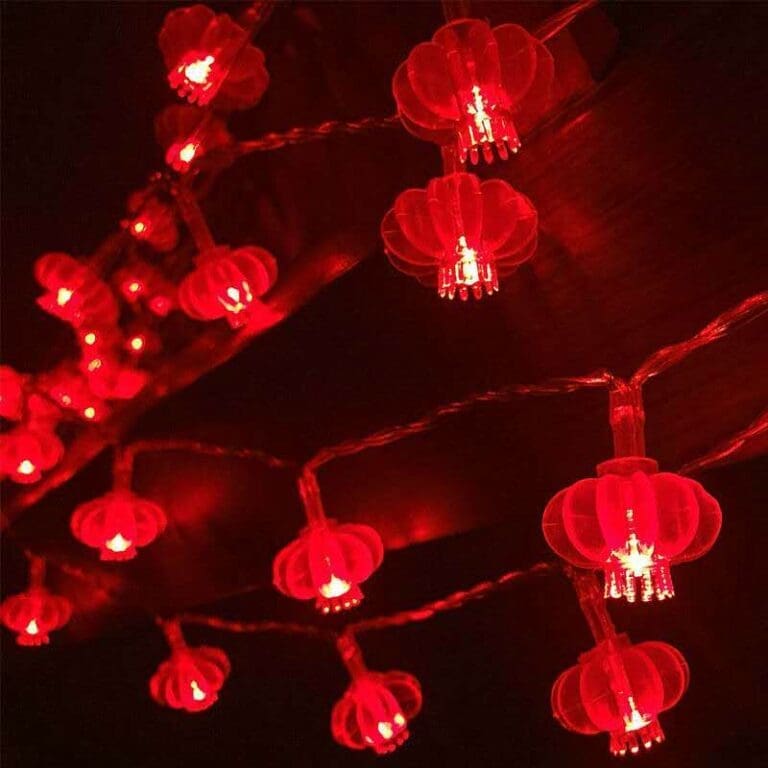 Guirlande lumineuse boules chinoises 7