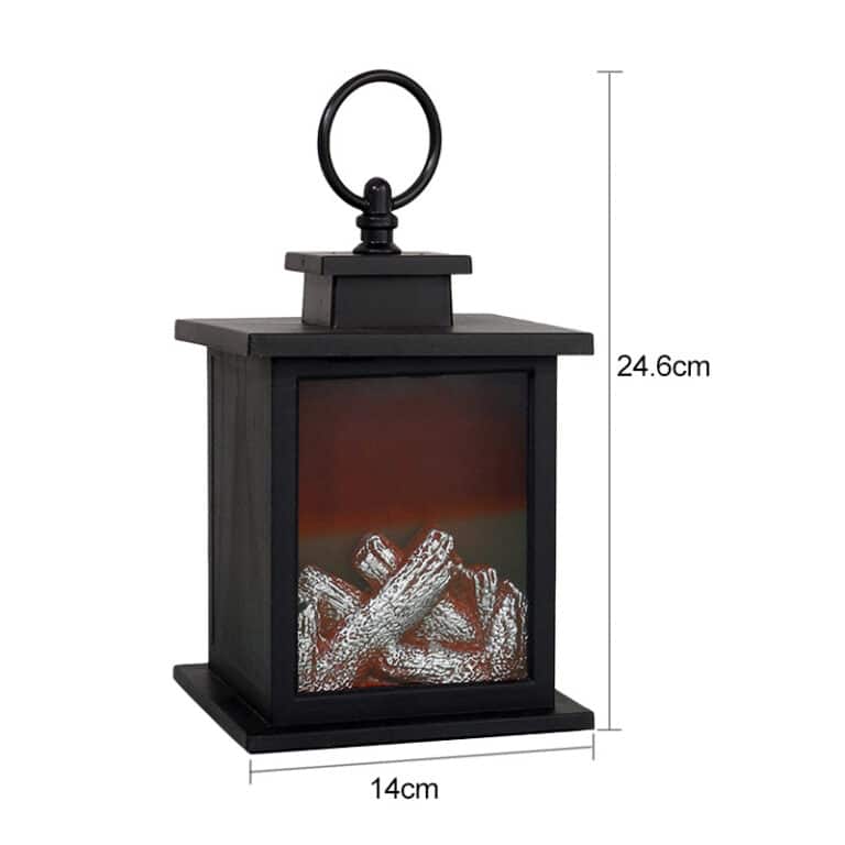 Lampe imitation feu de bois 8