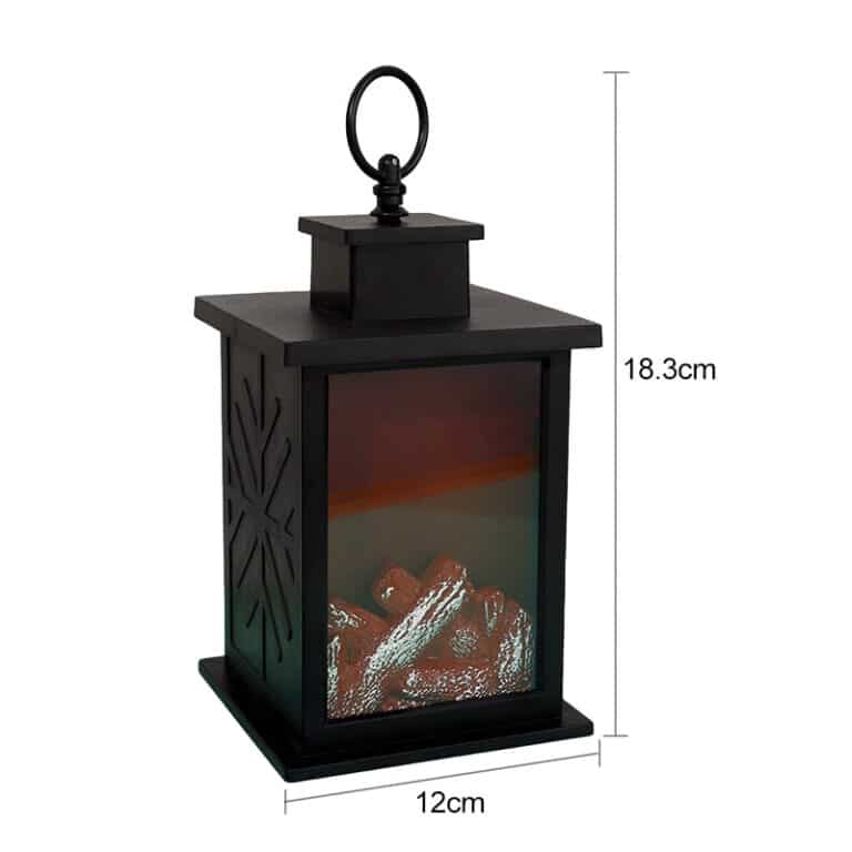 Lampe imitation feu de bois 7