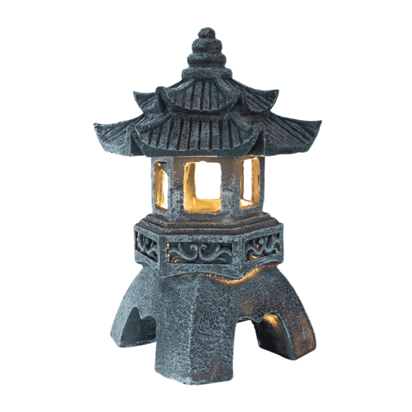 Lanterne japonaise exterieur solaire 7
