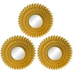 Petit miroir rond doré 7