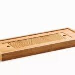 Plateau à thé en bambou de haute qualité, plateau à thé solide chinois, Chahai/Table à thé WF, 25x14x3.5cm 8