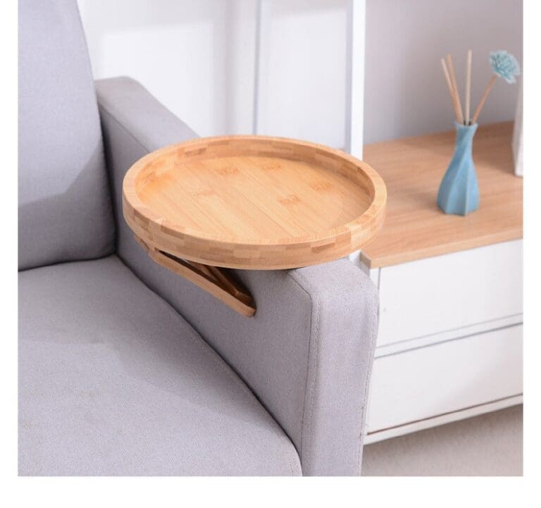 Plateau bois pour accoudoir canapé 14