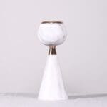 Bougeoir marbre blanc 6