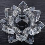 Fleur de lotus en cristal feng shui 4