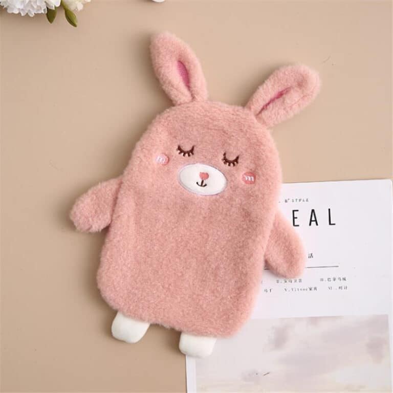 Bouillotte lapin rose 8