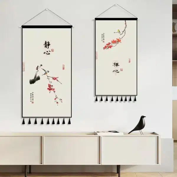Kakemono suspendu japonais