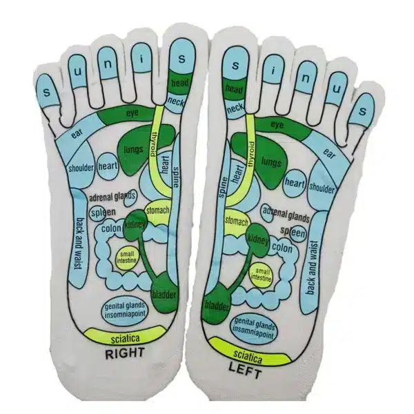 Chaussettes reflexologie plantaire