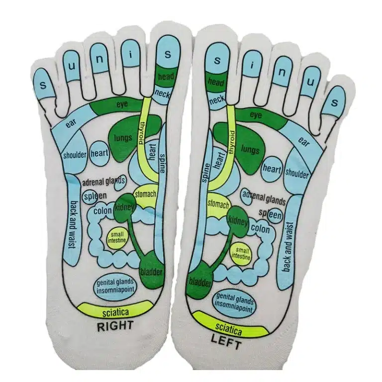 Chaussettes reflexologie plantaire 1