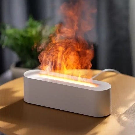 Diffuseur huile essentielle effet flamme