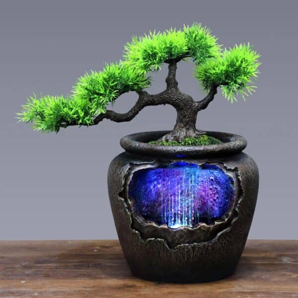 Bonsai avec fontaine