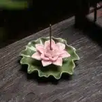 Porte encens fleur de lotus 5