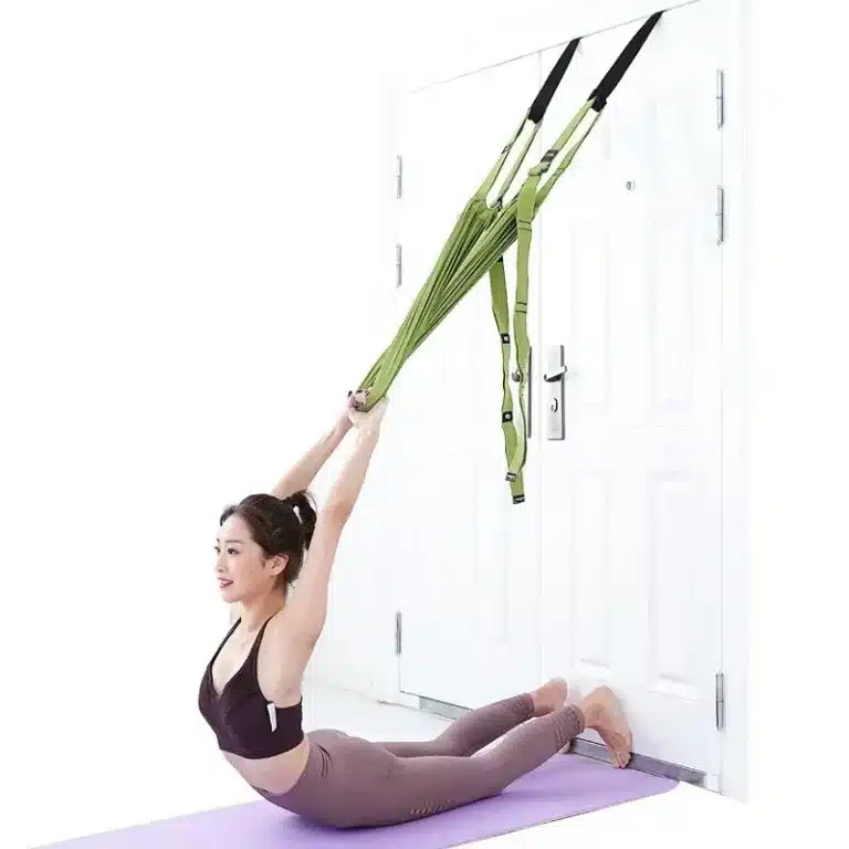 Sangle de Yoga Aérienne Réglable artificiel astique pour Porte Manquée, Dispositif d'Entraînement pour Femme 2