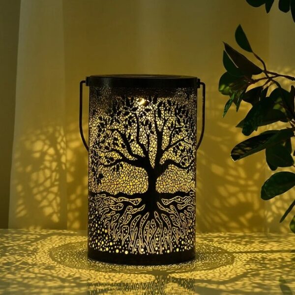 Lampe arbre de vie jardin