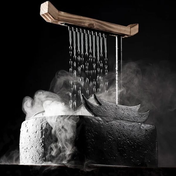 Fontaine d'intérieur japonaise Torii